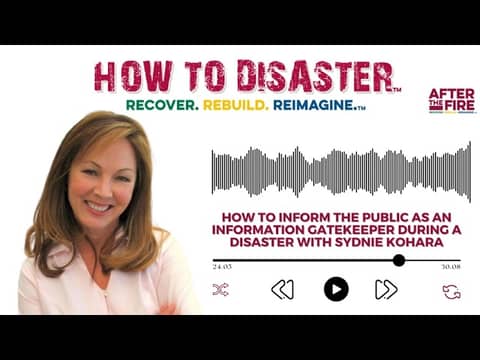 Information Gatekeeping and Media During a Disaster Sydnie Kohara How To Disaster Podcast audio Information Gatekeeping and Media During a Disaster Sydnie Kohara How To Disaster Podcast audio