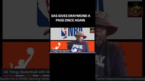 SAS GIVES DRAYMOND A PASS ONCE AGAIN... #nba #basketball ##draymondgreen #stephenasmith #podcast
