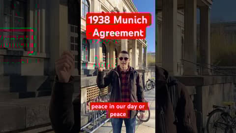 1938 Munich Agreement between Hitler and the Allies #history #ww2 #worldwar2 #worldwarii #hitler