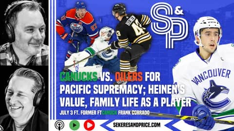 Frank Corrado on how the #Canucks stack up against the Oilers, Heinen's impact, families & hockey