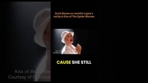 Scott Barnes on that gorgeous red lip in Kiss of The Spider Woman #scottbarnes #jenniferlopez