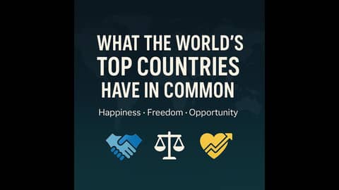 What the World’s Top‑Ranked Countries Have in Common | Happiness, Freedom & Opportunity