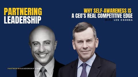 Why Self-Awareness Is a CEO’s Real Competitive Edge: Lessons from Les Csorba, Author of Aware