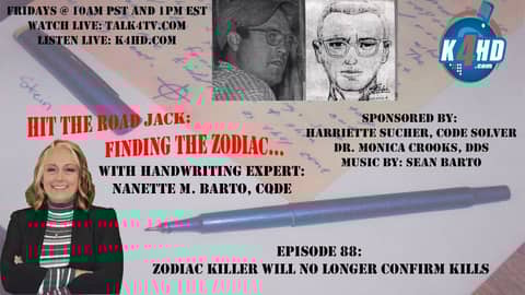 Episode 88: Zodiac Killer Will No Longer Confirm Kills