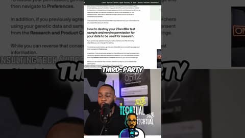 Destroy 23andMe Sample & Revoke Data Permissions!