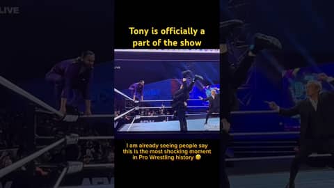 I am already seeing some people saying this was the most shocking moment in pro #wrestling history