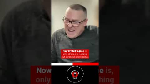 Clip from Rob Leathen and his new mental health TAG LINE!