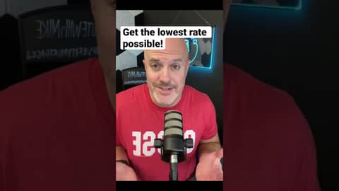 Want the lowest rate possible? Here is one way to get it! #firstimehomebuyer #mortgageadvice