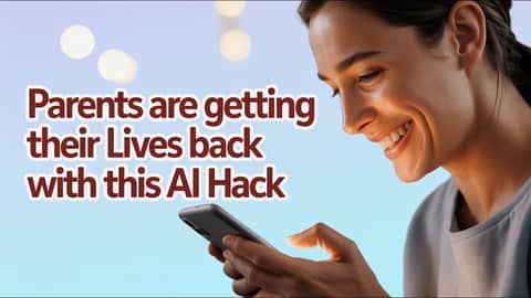 Parents are getting their lives back with this AI hack