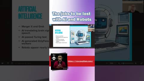 The jobs to be lost with Ai and Robots