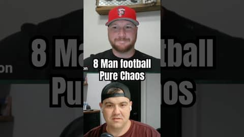 8 man football is pure chaos. Break one tackle and you score. #lemoore #fyp #559