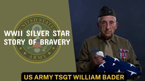 US Army Tsgt William Bader: Silver Star Hero of WWII #usa #podcast #history