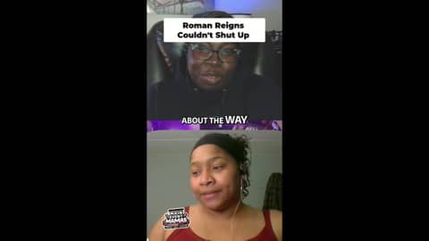 Roman Reigns, sometimes you just gotta shut up!" 🤫