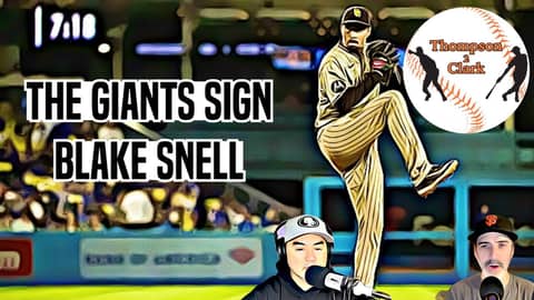 #BreakingNews: The #SFGiants sign Blake Snell | Thompson 2 Clark