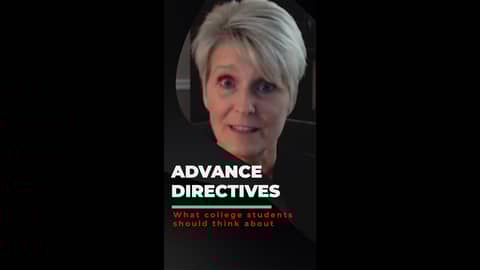 College students should think about advance directives #shorts