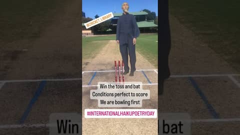 Positive body language is essential when the coin does not fall favourably. 🏏