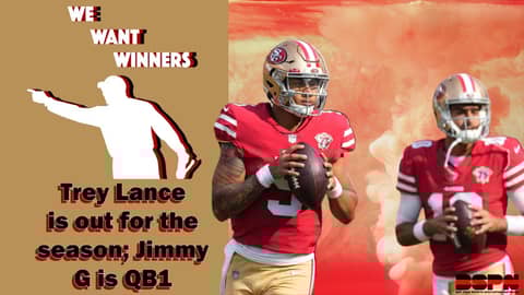 Trey Lance's season is over and Jimmy Garoppolo is back at QB1 for the 49ers | We Want Winners Trey Lance's season is over and Jimmy Garoppolo is back at QB1 for the 49ers | We Want Winners