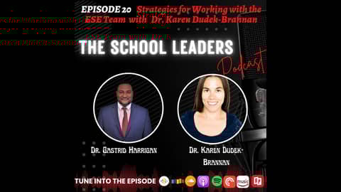 20. Strategies for Working with the ESE Team with Dr. Karen Dudek-Brannan 20. Strategies for Working with the ESE Team with Dr. Karen Dudek-Brannan