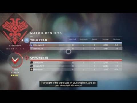 Destiny 2: Solo Comp using Hardlight/Sniper 2