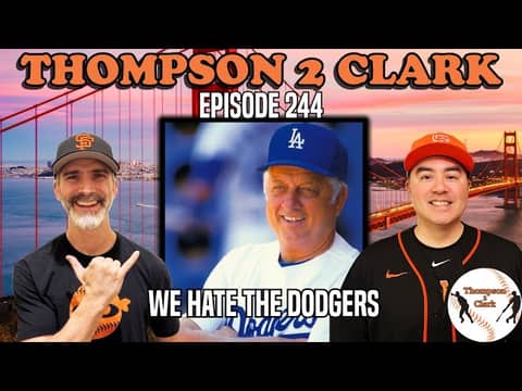 We hate the Dodgers | Buster Posey makes some moves | Giants win 5 straight | Thompson 2 Clark We hate the Dodgers | Buster Posey makes some moves | Giants win 5 straight | Thompson 2 Clark