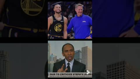 SAS QUESTIONS STEPH'S LEADERSHIP, PART 3... #nba #basketball #stephenasmith #stephencurry #warriors