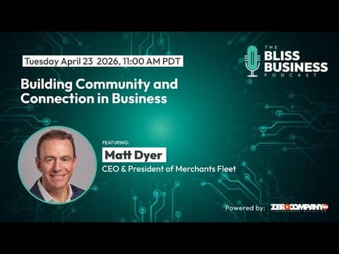 Video - Building Community and Connection in Business with Matt Dyer