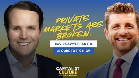 Private Markets Are Broken. David Sawyer Has the AI Code to Fix Them Private Markets Are Broken. David Sawyer Has the AI Code to Fix Them