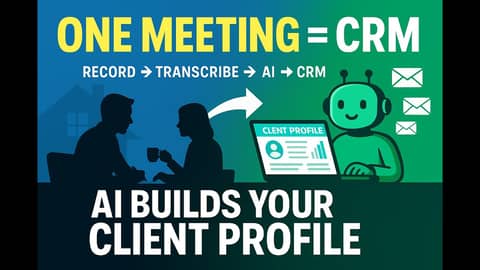 One Meeting = Complete CRM | AI Workflow for Realtors