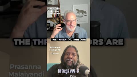 Backups Are Great BUT Threat Actors Are Coming! #shorts Backups Are Great BUT Threat Actors Are Coming! #shorts