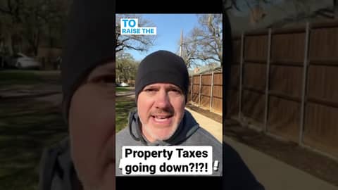 Property taxes going down?!?#dfwmortgagelender #mansfieldtxrealestate #propertytax #realestatelife