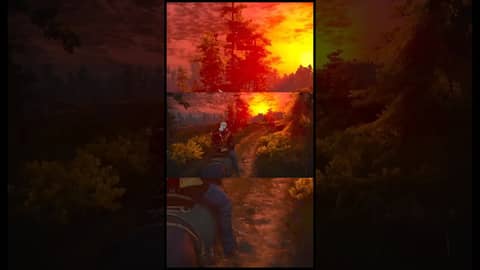 Amazing Game, Dumb Horse. #shorts #witcher3
