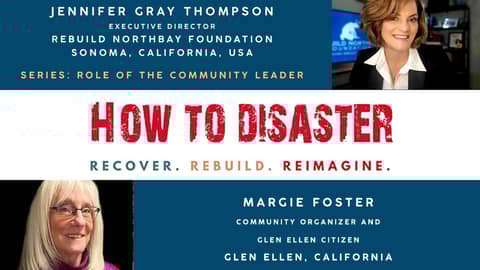 S01-E20 - How to Lead a Community Post Disaster with Margie Foster on the How to Disaster Podcast S01-E20 - How to Lead a Community Post Disaster with Margie Foster on the How to Disaster Podcast