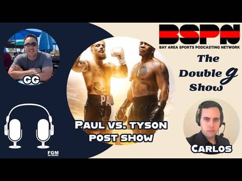 Jake Paul Vs. Mike Tyson on Netflix Post Show | The Double G Show