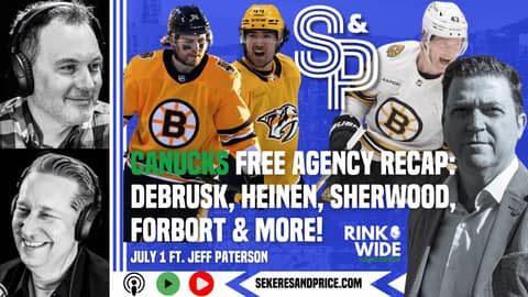 #CANUCKS FREE AGENCY RECAP: Jeff Paterson on DeBrusk, Heinen, Sherwood, Forbort & more