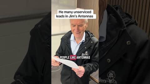 How many unserviced leads in Jim’s Antennas #jimsgroup #franchise #smallbusiness #franchising