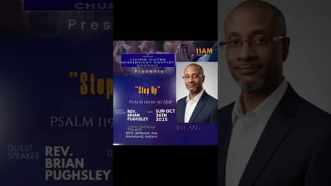 Living Water MB for Sunday October 26th, 2025