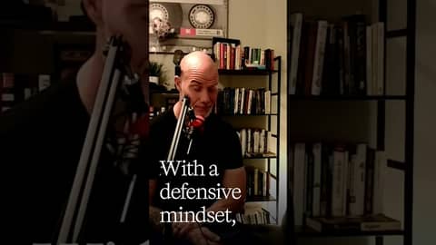 Always have a defensive mindset #podcast #mindset