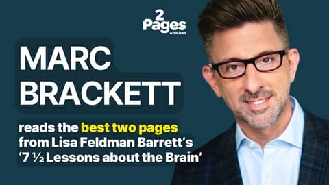 The Best Two Pages from Lisa Feldman Barrett’s “7 ½ Lessons about the Brain | Marc Brackett