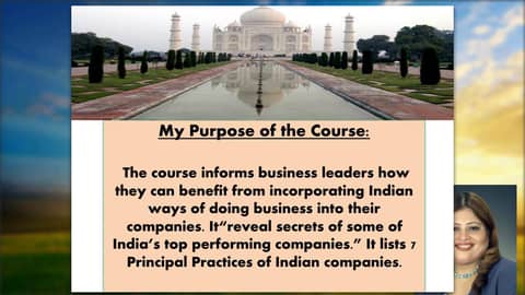 My purpose of the course by Afshan N Hashmi My purpose of the course by Afshan N Hashmi