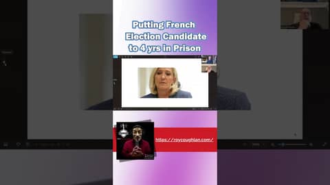 Putting French Election Candidate to 4 yrs in Prison