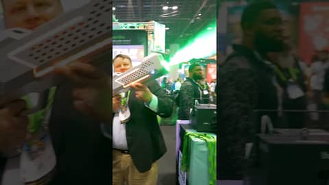 IAAPA 2023 Best New Product Brass Ring Award was the Thanos Fog Gun from Froggys Fog #themepark