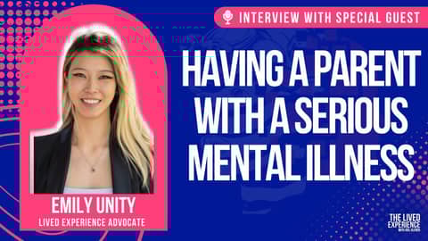 Interview with Lived Experience Change Maker and Award Winner, Emily Unity
