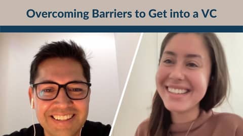 Overcoming barriers to get into a VC with Tzvete Doncheva