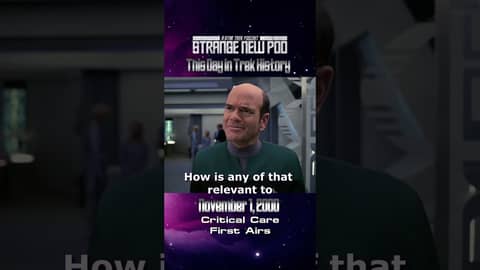 On this day in #startrek history, #startrekvoyager Critical Care first aired! #onthisday #otd