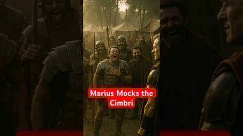 Marius Mocks the Cimbri Marius Mocks the Cimbri