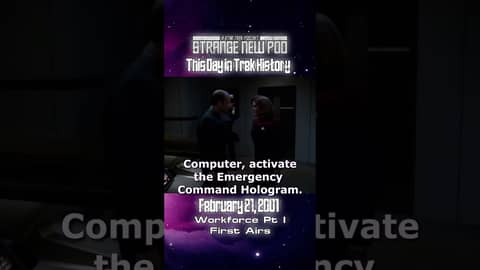 Yesterday in #startrek history, #startrekvoyager Workforce Pt 1 first aired!