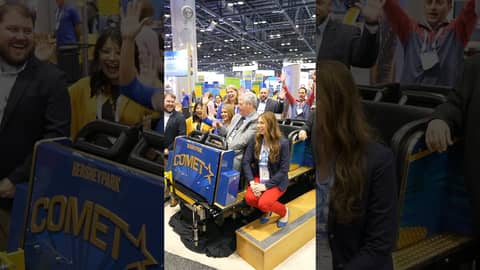 Hersheypark unveiled new trains for Comet, oldest coaster in Philadelphia #themepark #amusementpark