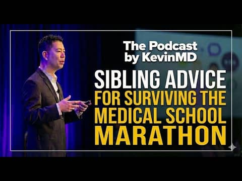 Sibling advice for surviving the medical school marathon