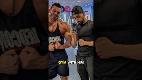 What’s it like working out with Brian Cage?? 🤯 @ZaheerMusic #wrestling #aew #wrestler #music
