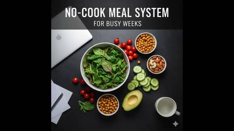 The No‑Cook Meal System for Busy Weeks